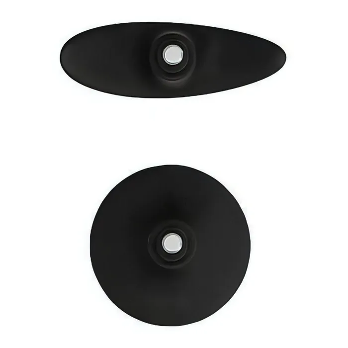 Ouch! Anal | Interchangeable Butt Plug Set - Rounded Large - Black