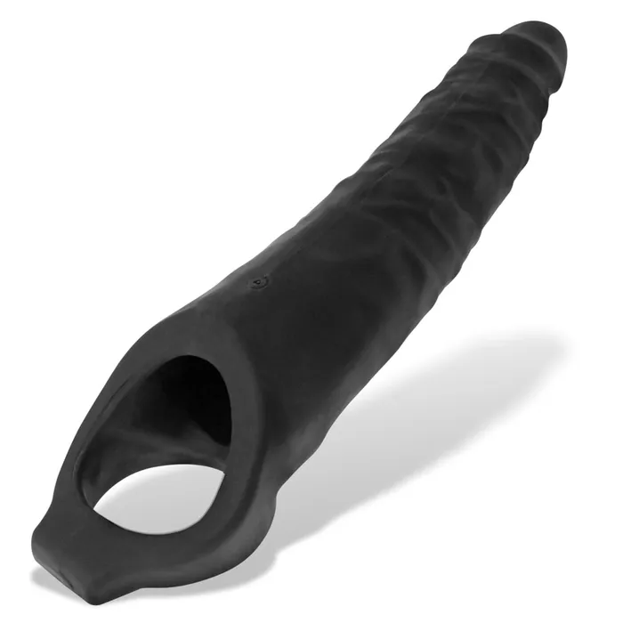 Oxballs (D) Male Sex Toys | Oxballs - Snake Deep-Reacher - Penis Sleeve - Zwart Ice