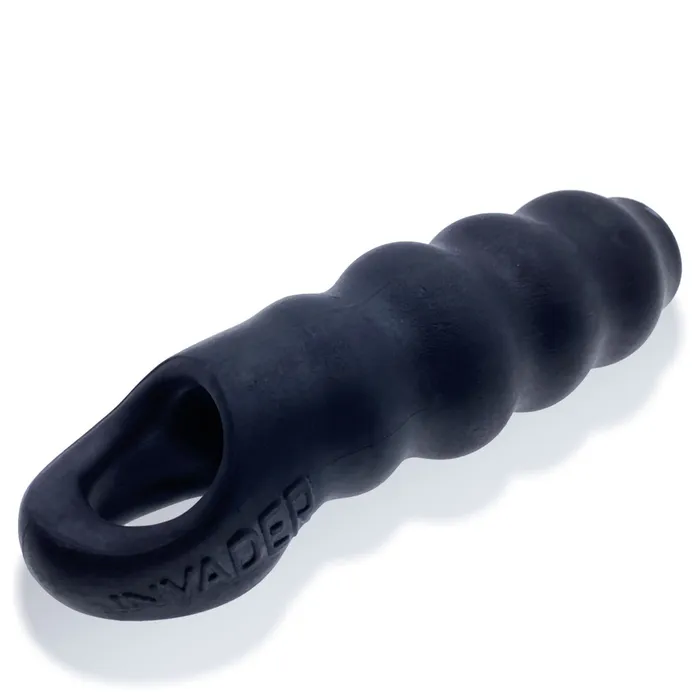 Oxballs Invader Penis Sleeve Zwart Ice Oxballs D Male Sex Toys