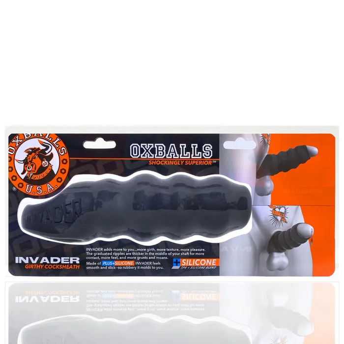 Oxballs - Invader - Penis Sleeve - Zwart Ice | Oxballs (D) Male Sex Toys