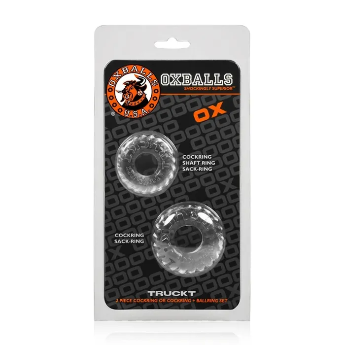 Oxballs - Truckt - Cockring - 2 stuks - Transparant | Oxballs (D) Vibrators