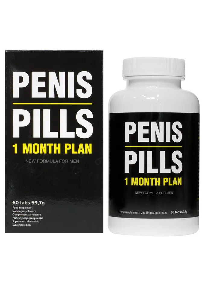 Penis Pills 1 month plan 60pcs Cobeco Pharma Male Sex Toys