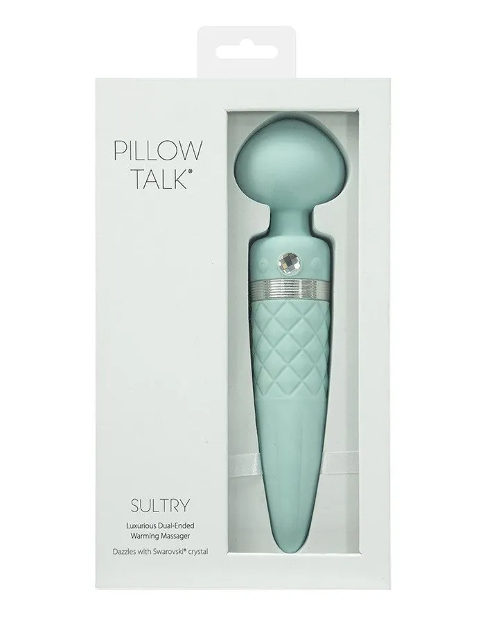 Pillow Talk Pillow Talk Sultry Roterende Wand En G-spot Vibrator Met verwarmingsfunctie - Lichtblauw | Vibrators