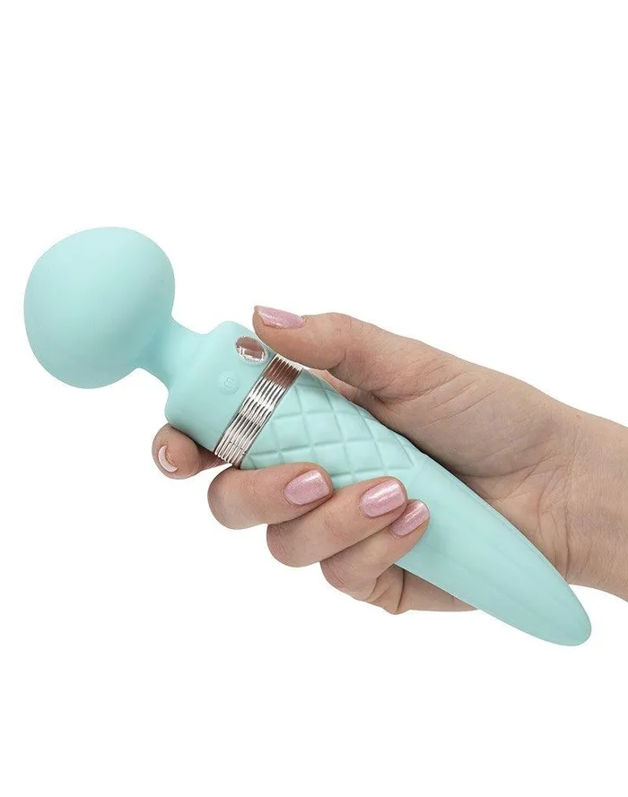 Pillow Talk Pillow Talk Sultry Roterende Wand En G-spot Vibrator Met verwarmingsfunctie - Lichtblauw | Vibrators