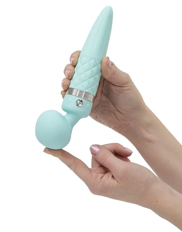 Pillow Talk Pillow Talk Sultry Roterende Wand En G-spot Vibrator Met verwarmingsfunctie - Lichtblauw | Vibrators