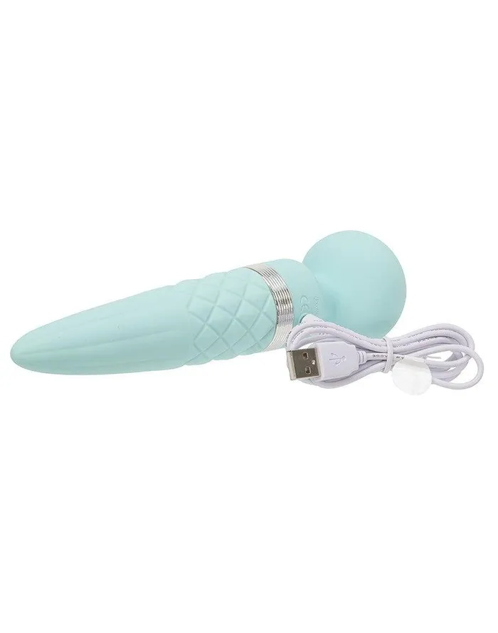 Pillow Talk Pillow Talk Sultry Roterende Wand En G-spot Vibrator Met verwarmingsfunctie - Lichtblauw | Vibrators