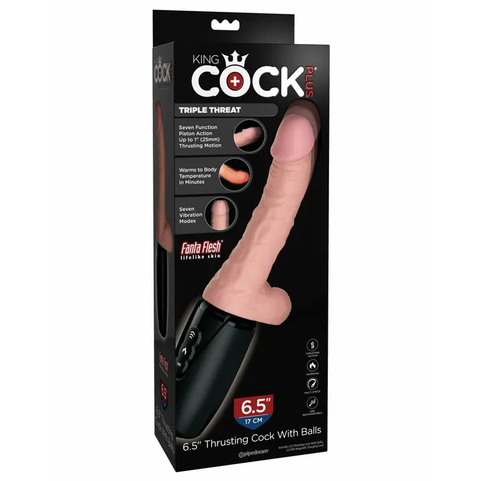 Pipedream Dildo Realistico Pipedream King Cock Plus ABS TPE Ø 3,6 cm | Dildos