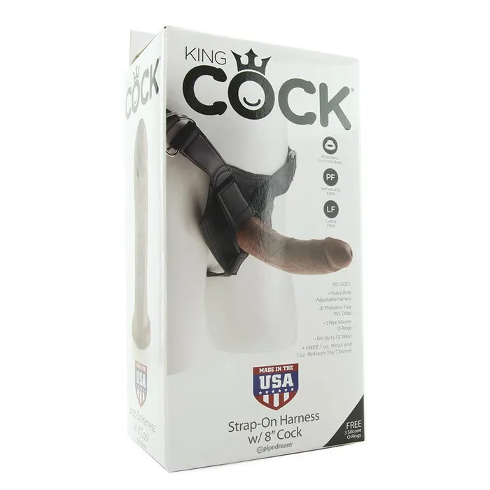 Pipedream Female Sex Toys King Cock Strap On Harness With Cock