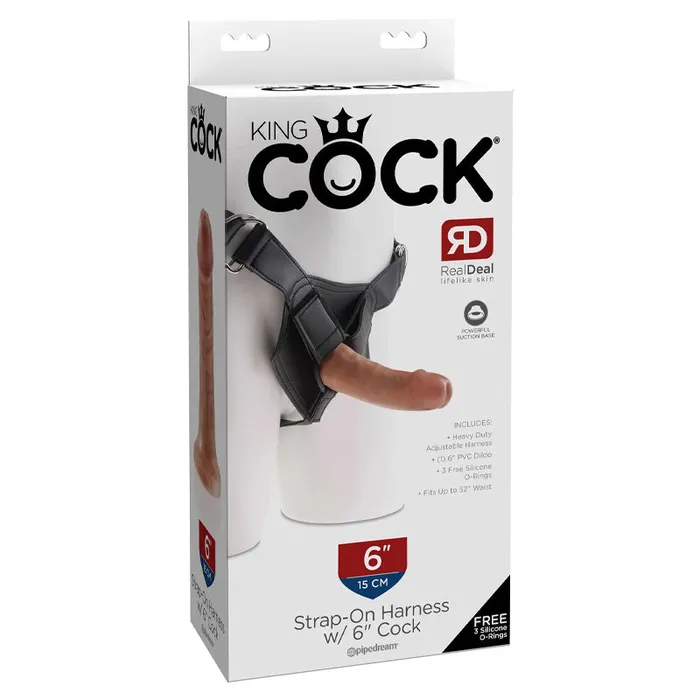 Pipedream Female Sex Toys | King Cock Strap On Harness With Cock