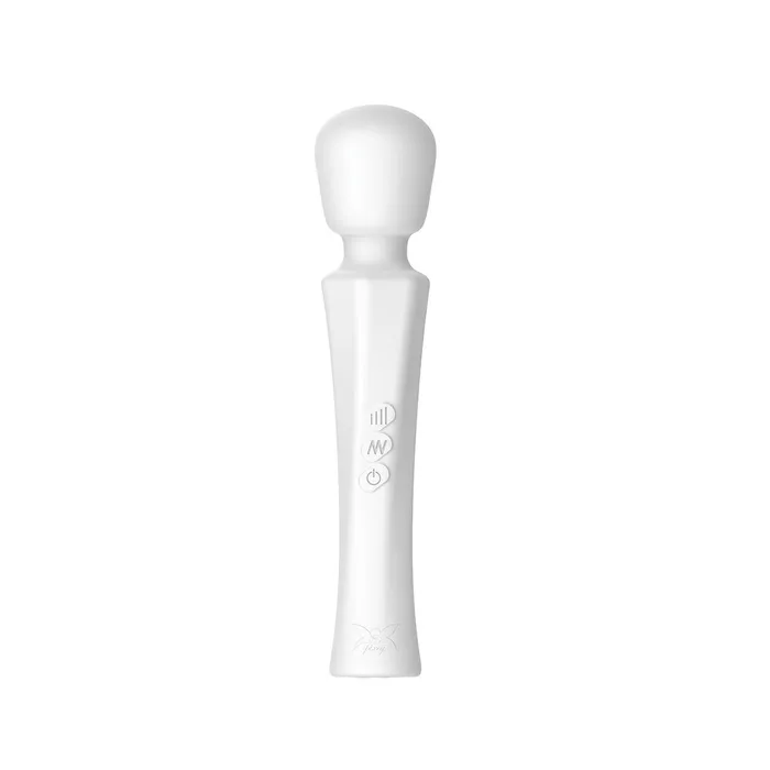 Pixey Pixey Aqua Mini Wand Vibrator The White Edition Sterke en Stille Motor Wit Female Sex Toys