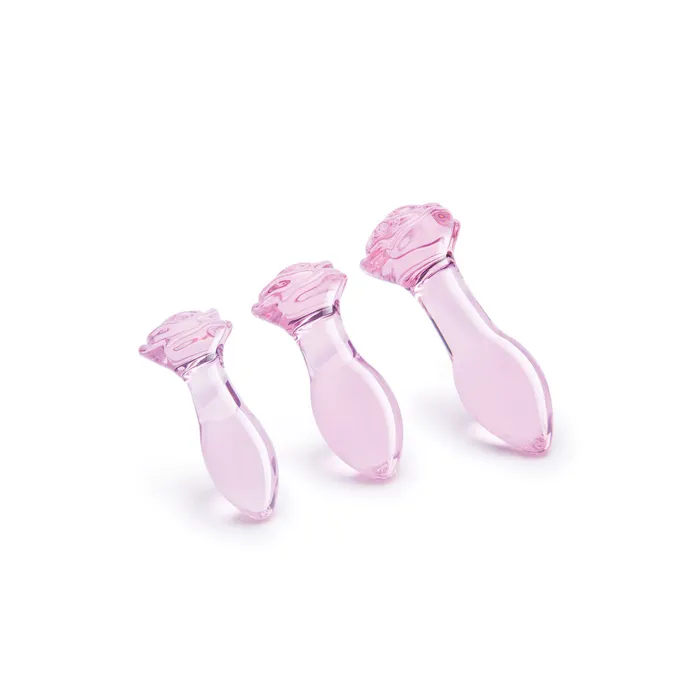 Plug Anale Dream Toys Glaze Rosa 3 Pezzi | Dream Toys Anal