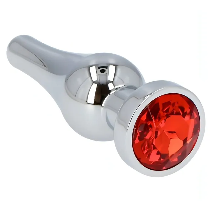 Plug anale in metallo Ace of Spades con swarovsky Rosso Small Toyz4lovers Anal