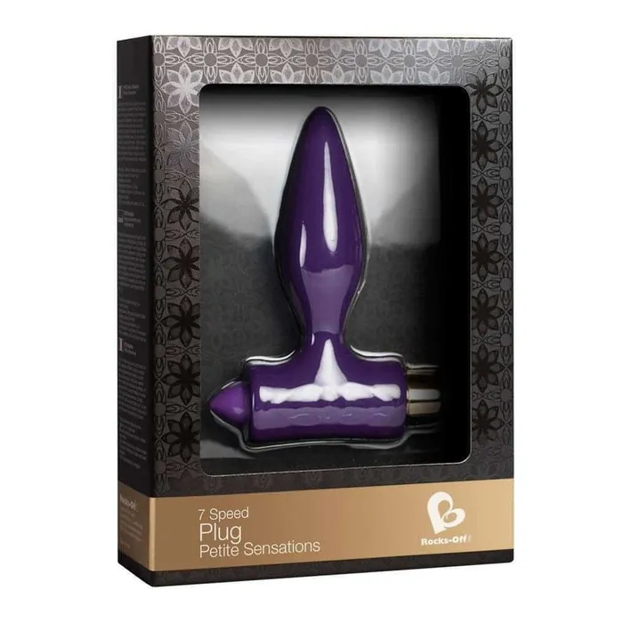 Plug anale in silicone con 7 modalità di vibrazione - Viola | Rocks Off Anal