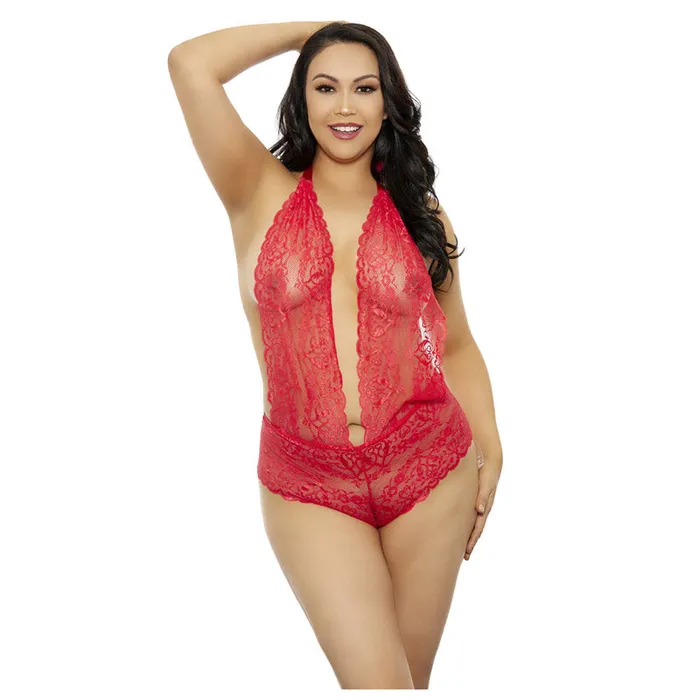 Popsi Lace Teddy Plus Size | Popsi Plus Size