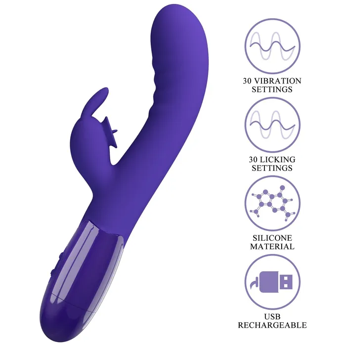 Pretty Love - Cerberus Youth - Rabbit Vibrator - Paars | Pretty Love Vibrators