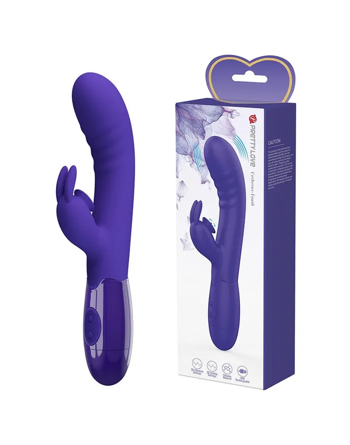 Pretty Love - Cerberus Youth - Rabbit Vibrator - Paars | Pretty Love Vibrators