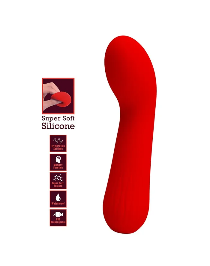 Pretty Love - Faun - Buigzame G-Spot Vibrator - Rood | Pretty Love Vibrators