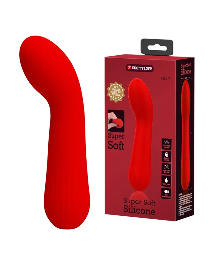 Pretty Love - Faun - Buigzame G-Spot Vibrator - Rood | Pretty Love Vibrators