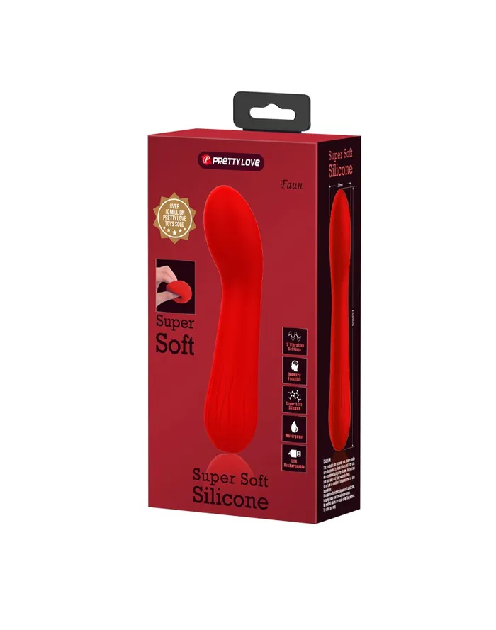 Pretty Love - Faun - Buigzame G-Spot Vibrator - Rood | Pretty Love Vibrators