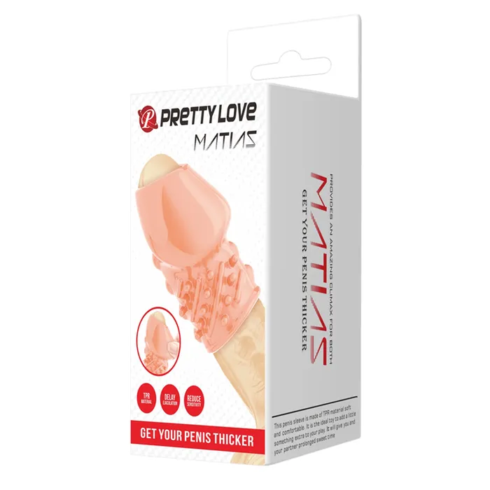 Pretty Love Penis Sleeve Matias Flesh | Pretty Love Male Sex Toys