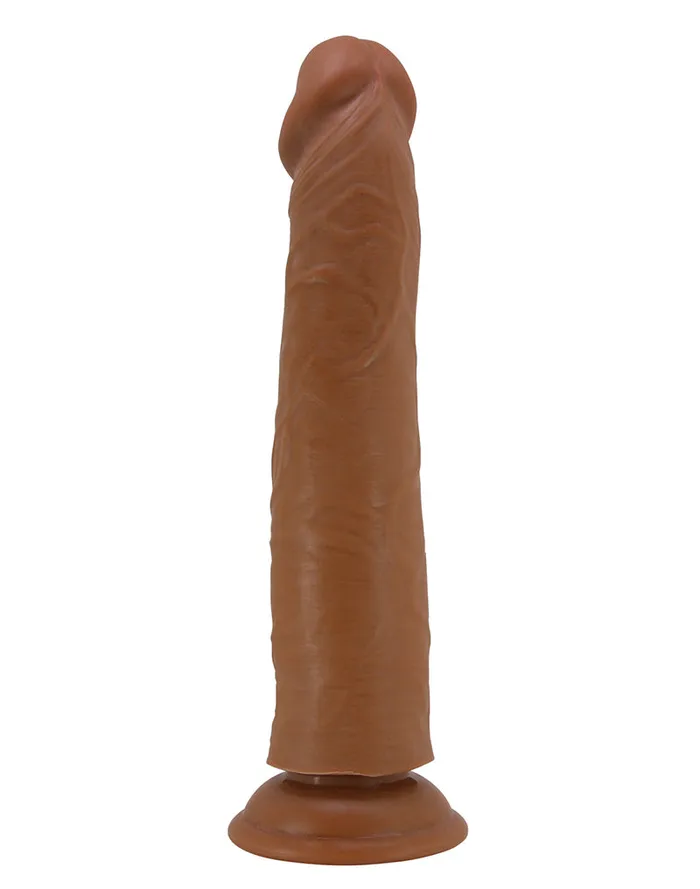 Pretty Love Pretty Love - Sharife - Sliding Skin Realistische Dildo - 25,4 cm - Bruin | Vibrators