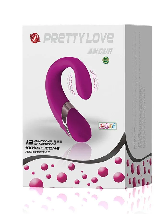 Pretty Love Vibrators | Pretty Love - Amour - Flexibele Clitoris En G-spot Vibrator - Roze