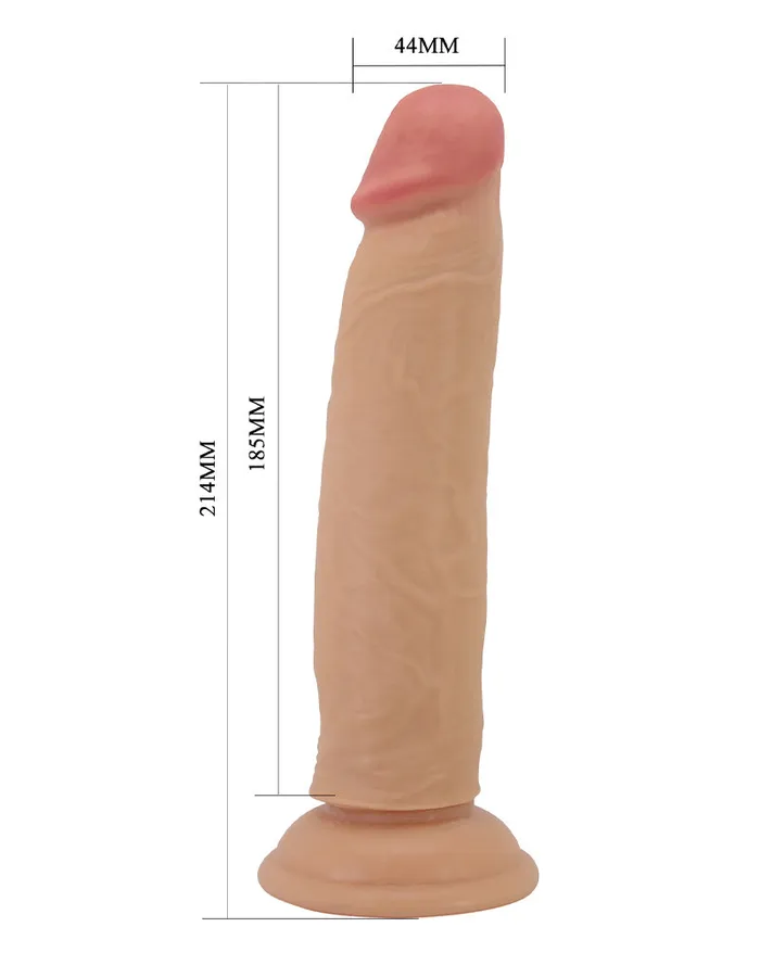 Pretty Love Vibrators | Pretty Love - Keon - Realistische Sliding Skin Dildo - 21,4 cm - Lichte Huidskleur