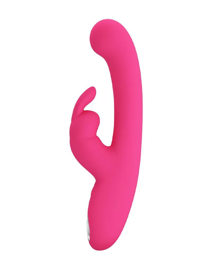 Pretty Love Vibrators | Pretty Love - Lamar - Rabbit Vibrator- Tarzan Vibrator - Met LCD Display - Roze