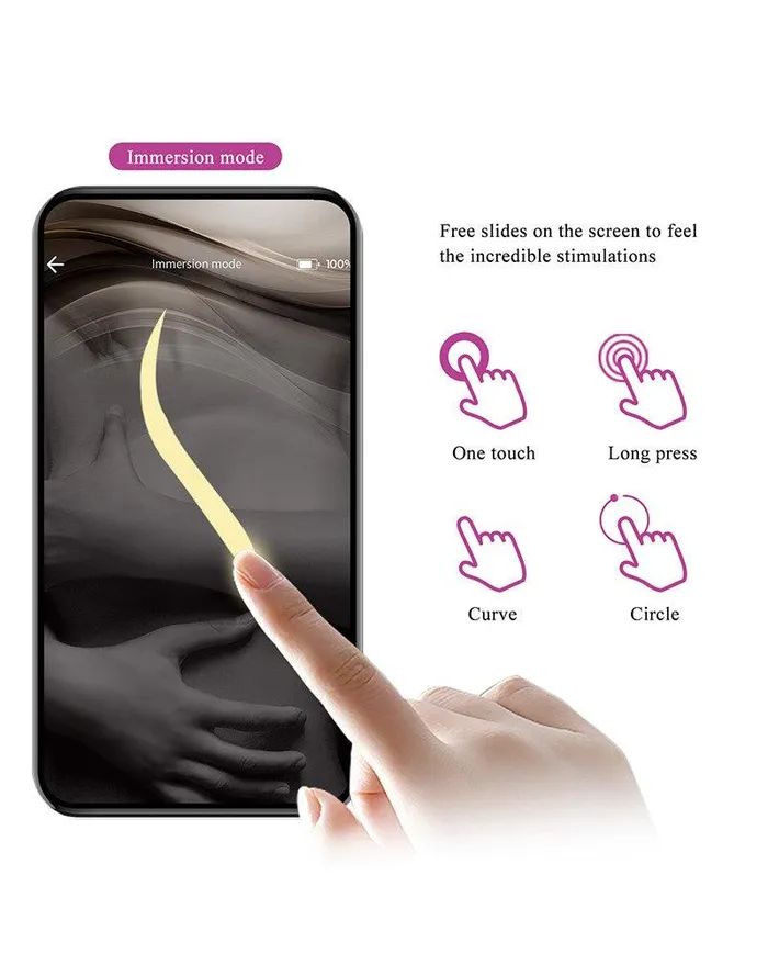 Pretty Love Vibrators | Pretty Love - Nymph - Vibrerend eitje - Met App Control - Dieproze