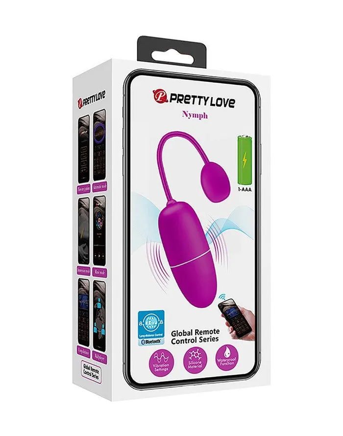 Pretty Love Vibrators | Pretty Love - Nymph - Vibrerend eitje - Met App Control - Dieproze