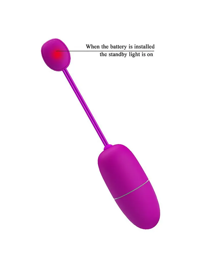 Pretty Love Vibrators | Pretty Love - Nymph - Vibrerend eitje - Met App Control - Dieproze