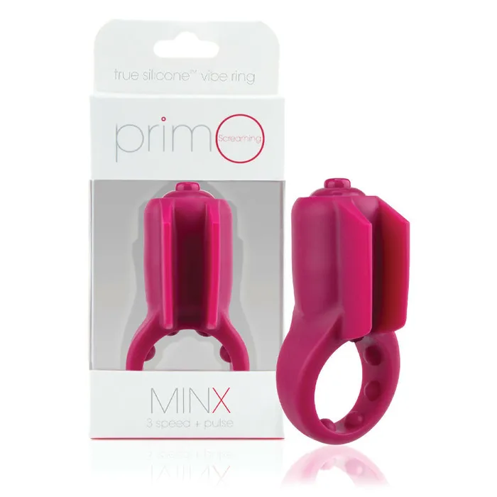 PrimO Minx Vibrating Cock Ring | Screaming O Couples