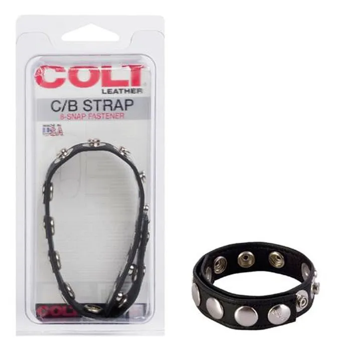 Restraints Colt Leather 8 Snap Fastener California Exotic