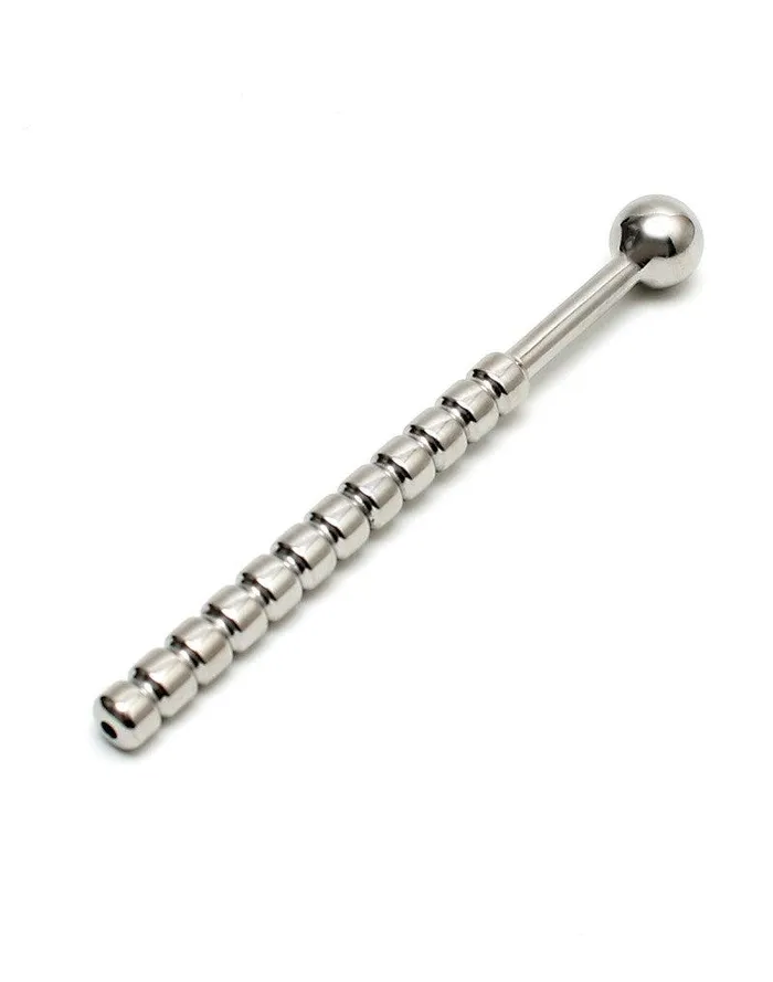 Rimba Bondage Play Male Sex Toys Rimba Geribbelde Holle Urethral Plasbuig Plug 10 mm