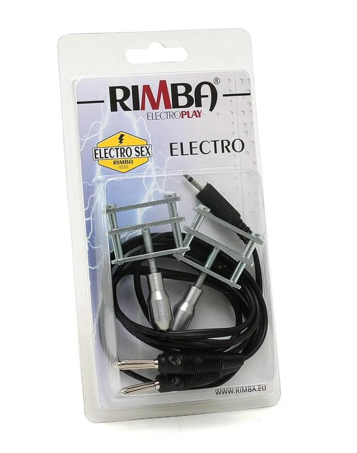 Rimba Electro Sex - clamps Uni-polar (2 pcs) | Rimba Electro Play Couples