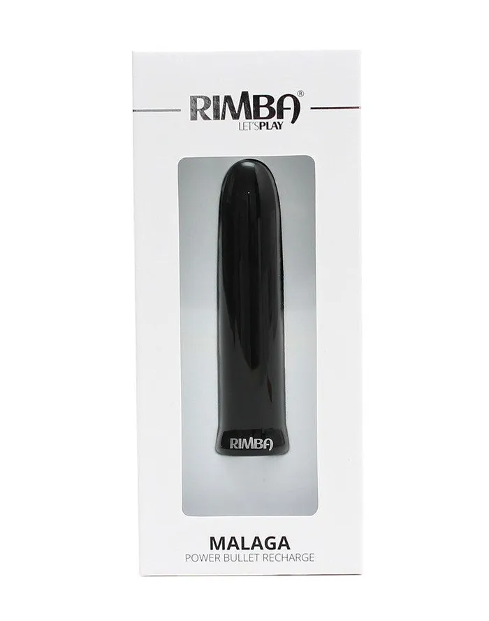 Rimba Female Sex Toys | Rimba - Malaga - Bullet Vibrator - Krachtige Mini Vibrator - Zwart