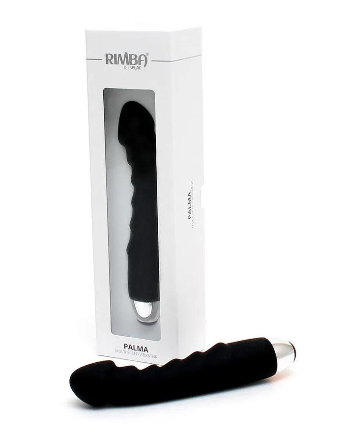 Rimba Female Sex Toys | Rimba - Palma - Semi-Realistische Vibrator - Zwart