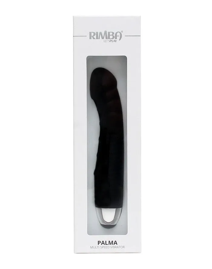 Rimba Female Sex Toys | Rimba - Palma - Semi-Realistische Vibrator - Zwart