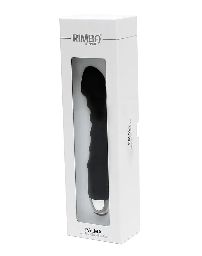 Rimba Female Sex Toys | Rimba - Palma - Semi-Realistische Vibrator - Zwart