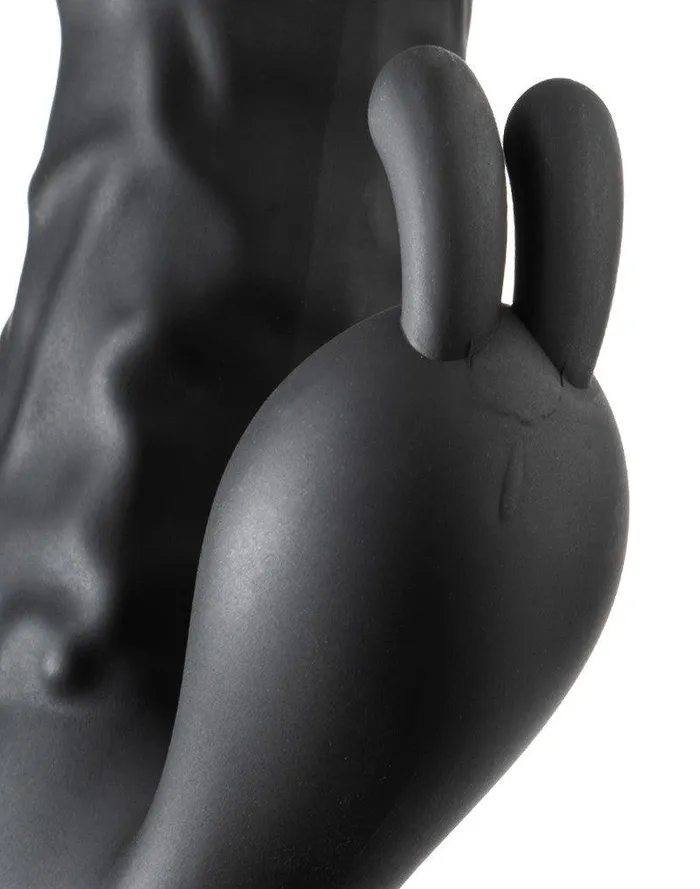 Rimba Rimba - Sensual Nights SN06 - Realistische Rabbit Vibrator - Zwart | Female Sex Toys