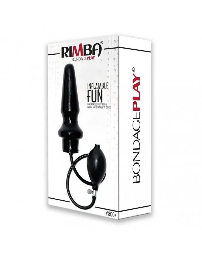 Rimba Vibrators | Rimba - Opblaasbare Buttplug - Groot - Met Massieve Kern