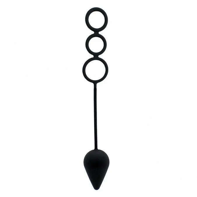 Rimba Vibrators | Rimba - Siliconen Cockring Met Buttplug Ø 46 mm