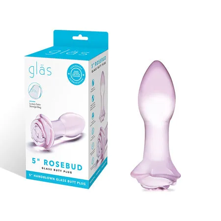 Rosebud Glass Plug SlightlySinful2com Anal