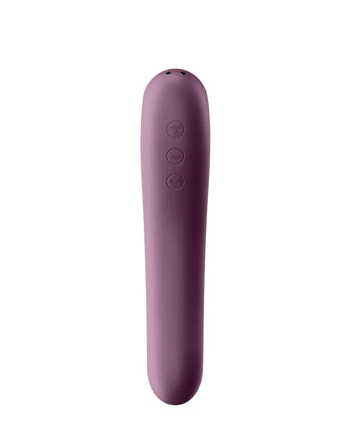 Satisfyer - Dual Kiss - Luchtdruk en G-Spot Vibrator - 2-in-1 - Paars | Satisfyer Vibrators