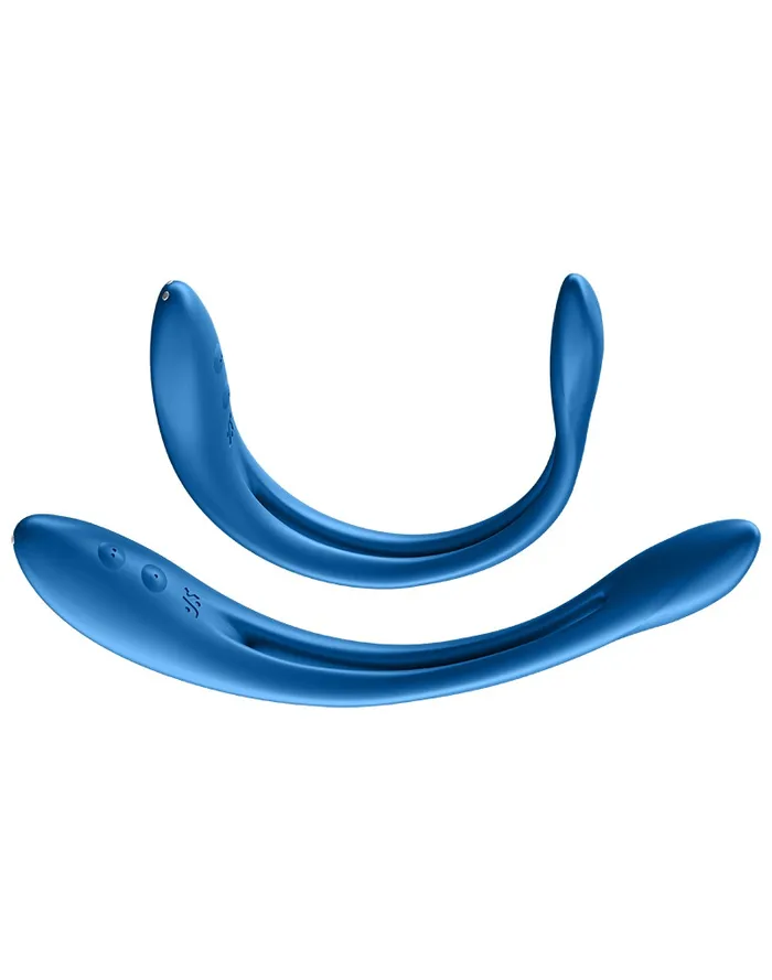 Satisfyer - Elastic Game - Multifunctionele Buigbare Vibrator - Blauw | Satisfyer Vibrators