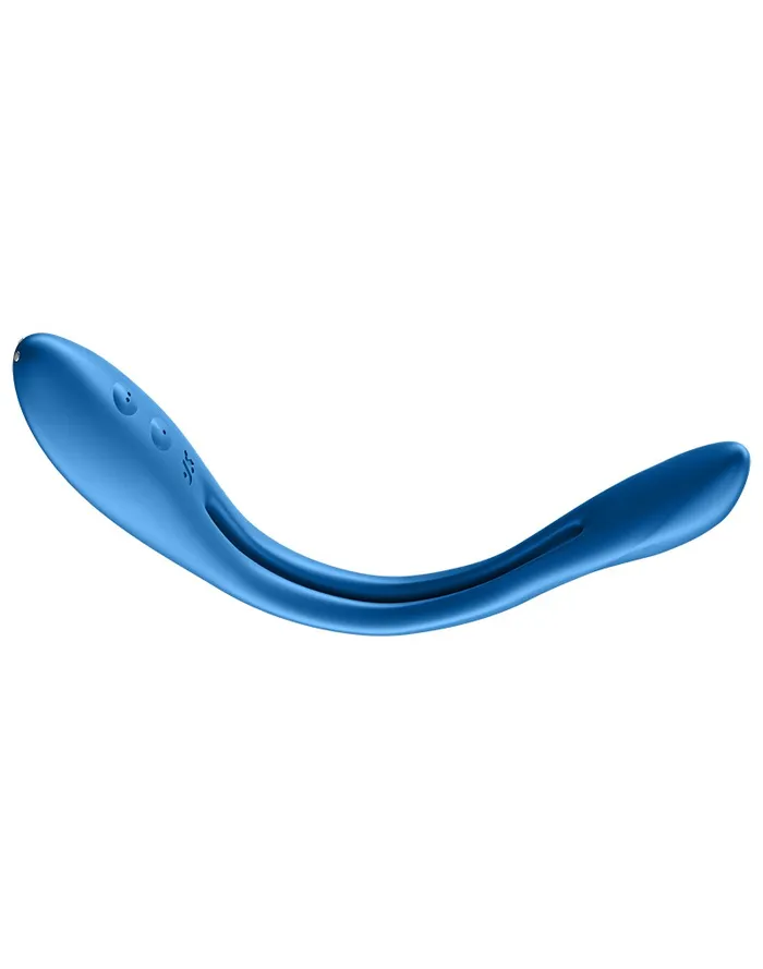 Satisfyer - Elastic Game - Multifunctionele Buigbare Vibrator - Blauw | Satisfyer Vibrators