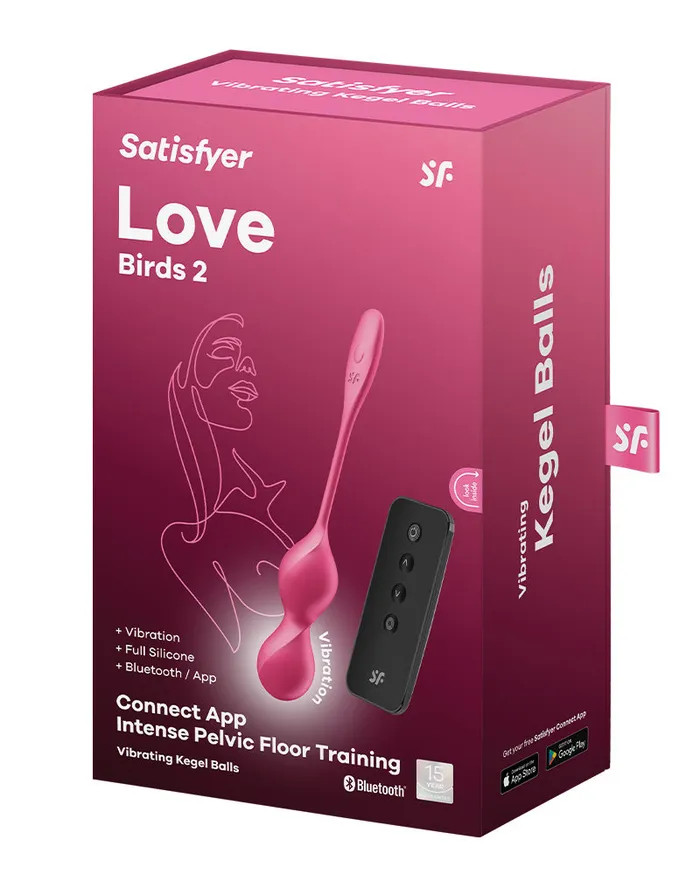 Satisfyer Satisfyer - Love Birds 2 - Vibrerende Vaginale Balletjes - Met App Control - Roze | Vibrators