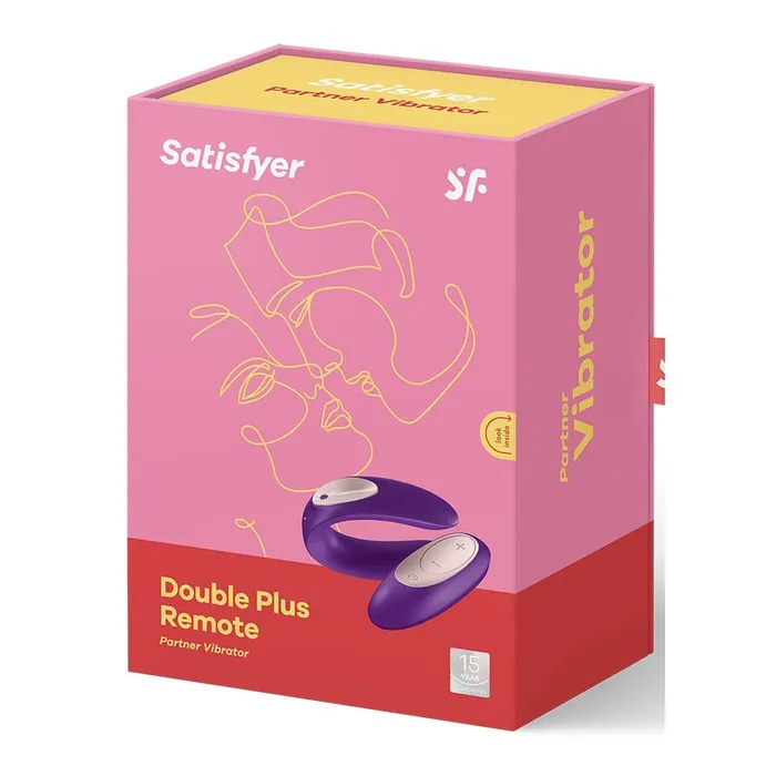 Satisfyer Vibrators | Double Plus Remote Partner Vibrator - Purple