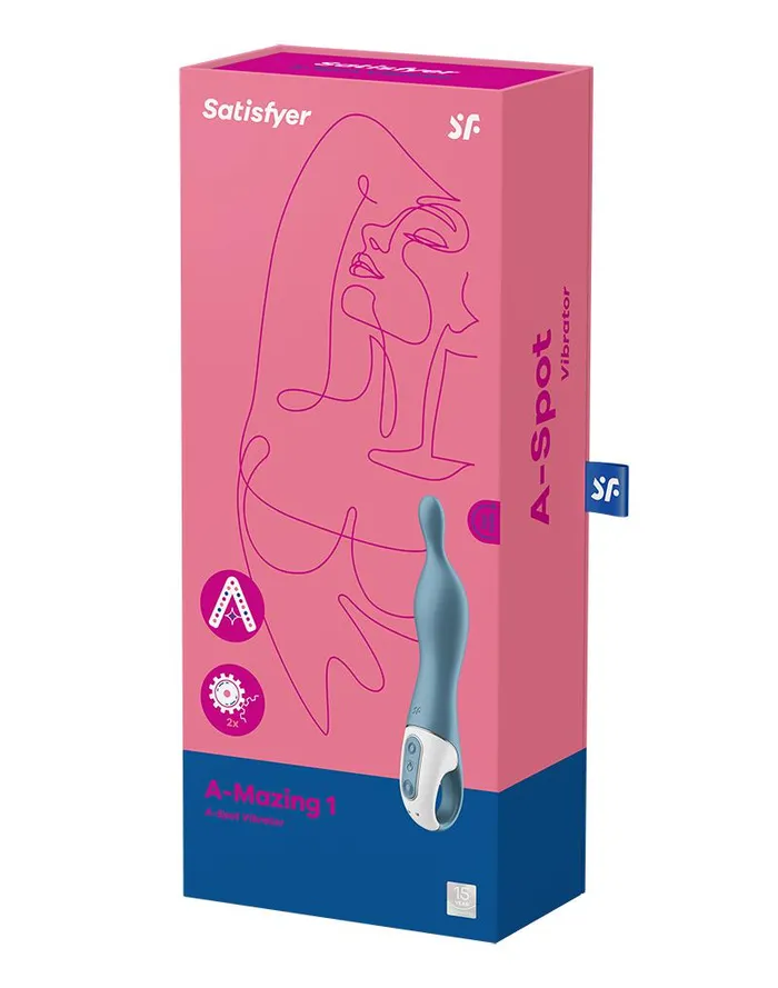 Satisfyer Vibrators | Satisfyer - A-mazing 1 - A-spot Vibrator - Blauw