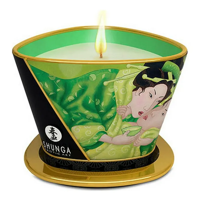 Shunga Vibrators | Candela Massaggio Shunga 8401700 Tè Verde 170 ml